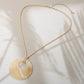 Madeline Love Ivory Resin Ring Pendant Cord Necklace - Necklaces