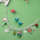 Multi Silver Holiday Charm Station Necklace