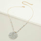 Madeline Love Gray Round Beaded Pendant Statement Necklace - Necklaces - extra
