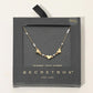 Madeline Love Gold SECRET BOX_14K Gold Dipped Heart Pearl Accent Necklace - Necklaces - desc