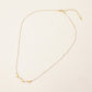 Madeline Love Gold SECRET BOX_14K Gold Dipped Heart Pearl Accent Necklace - Necklaces - extra