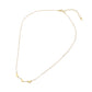 Madeline Love Gold SECRET BOX_14K Gold Dipped Heart Pearl Accent Necklace - Necklaces - extra