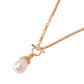 Madeline Love Gold SECRET BOX_Pearl Toggle Pendant Necklace - Necklaces - desc