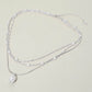 Madeline Love Cream, Silver Pearl Pendant Accent Layered Pearl Chain Necklace - Necklaces - extra