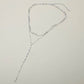 Madeline Love Cream, Silver Layered Pearl Drop Earrings - Necklaces - extra