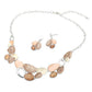Madeline Love Brown, Silver Organic Shape Link Statement Necklace - Necklaces - desc