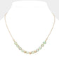 Madeline Love Clear Faceted Beaded Necklace - Necklaces