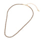 Madeline Love Brown Faceted Beaded Necklace - Necklaces - desc
