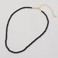 Madeline Love Jet Black Faceted Beaded Necklace - Necklaces - desc