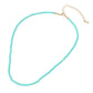 Madeline Love Turquoise Faceted Beaded Necklace - Necklaces - desc