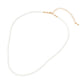 Madeline Love White Faceted Beaded Necklace - Necklaces - desc