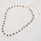 Madeline Love Brown Faceted Bead Station Chain Necklace - Necklaces