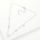 Enamel Heart Stone Bezek Station Necklace - Necklaces