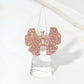 Madeline Love Pink Rhinestone Pave Butterfly Accent Stretch Ring - Hair Accessories