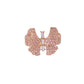 Madeline Love Pink Rhinestone Pave Butterfly Accent Stretch Ring - Hair Accessories - desc