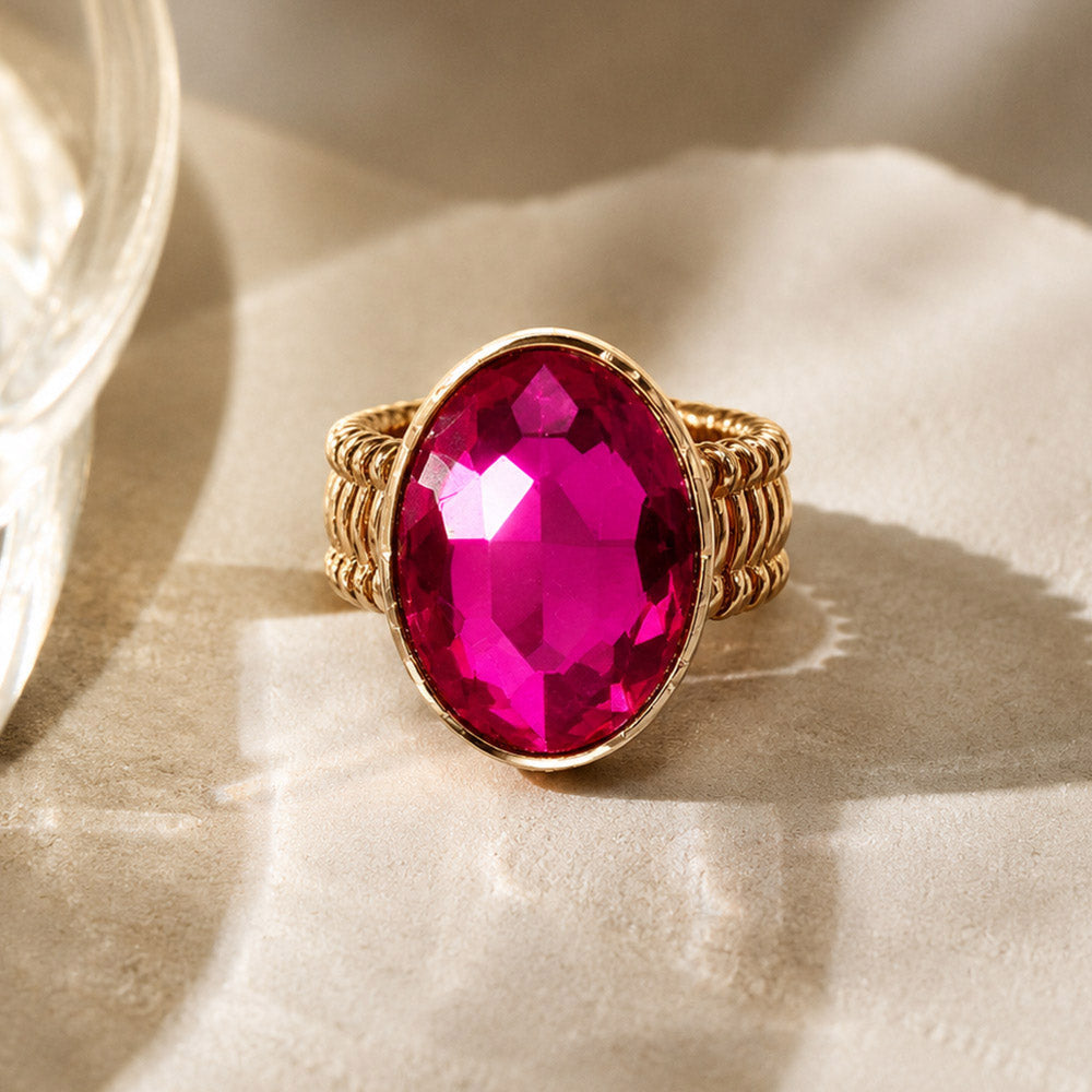 Madeline Love Fuchsia, Gold