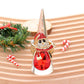 Madeline Love Gold, Red Snowman Teardrop Stone Accented Stretch Ring - Hair Accessories