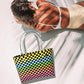 Madeline Love Black, Multi Jelly Tube Top Handle Basket Weave Tote Bag / Shoulder Bag - Bags & Wallets