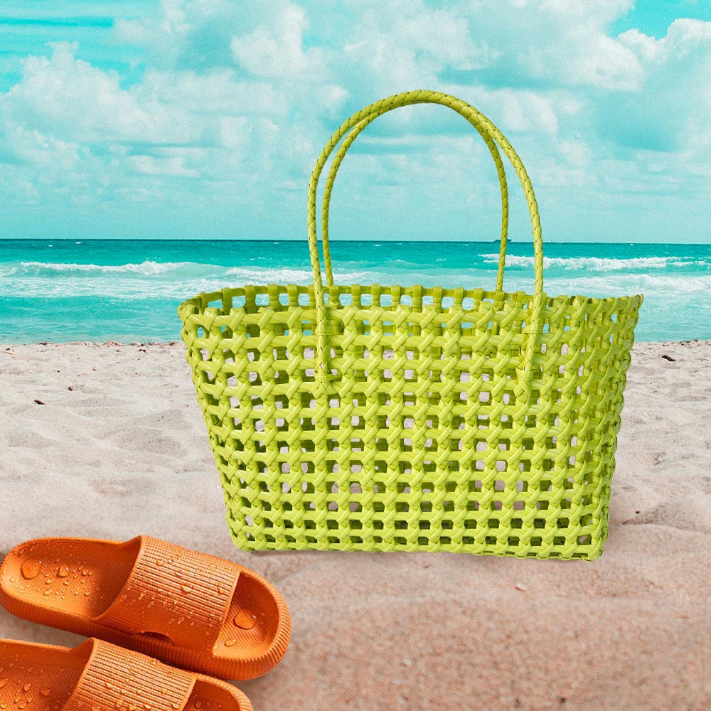 Madeline Love Lime Jelly Tube Tote Bag / Shoulder Bag - Bags & Wallets