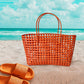 Madeline Love Orange Jelly Tube Tote Bag / Shoulder Bag - Bags & Wallets