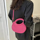 Madeline Love Fuchsia Half Moon Small Shoulder Bag / Crossbody Bag - Bags & Wallets