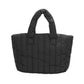 Madeline Love Black Quilted Padded Hand Bag / Tote Bag - Bags & Wallets - desc