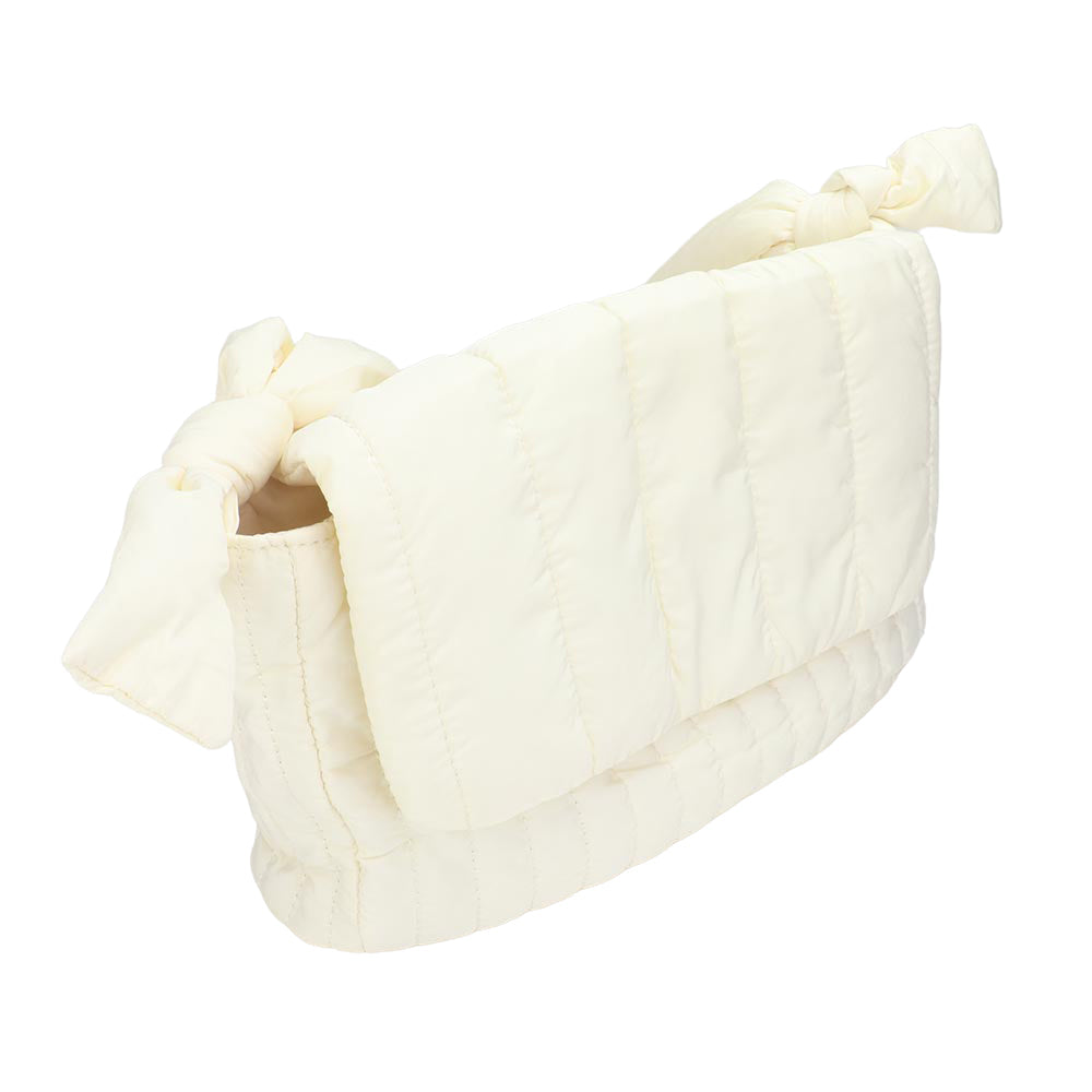 Madeline Love White Quilted Padded Crossbody Bag - Bags & Wallets - desc