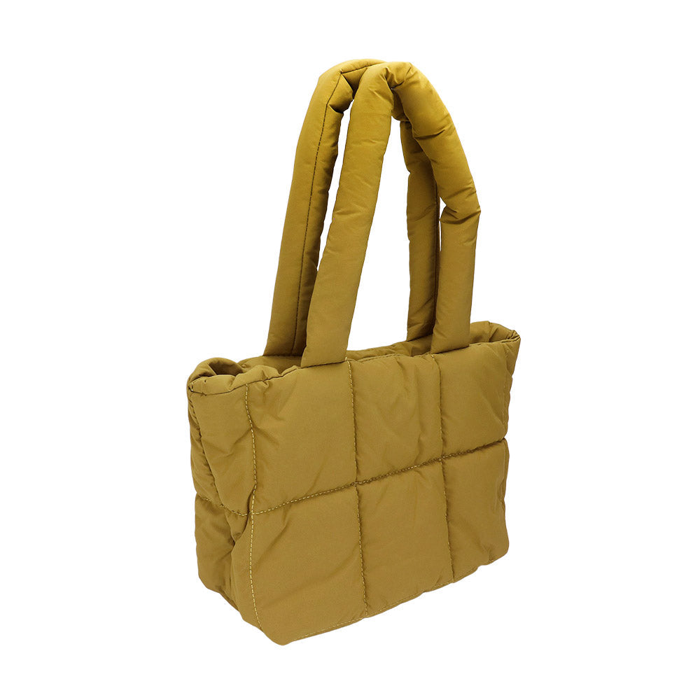 Madeline Love White Quilted Padded Shoulder Bag / Tote Bag - Bags & Wallets - extra