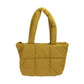 Madeline Love Yellow Quilted Padded Shoulder Bag / Tote Bag - Bags & Wallets - desc