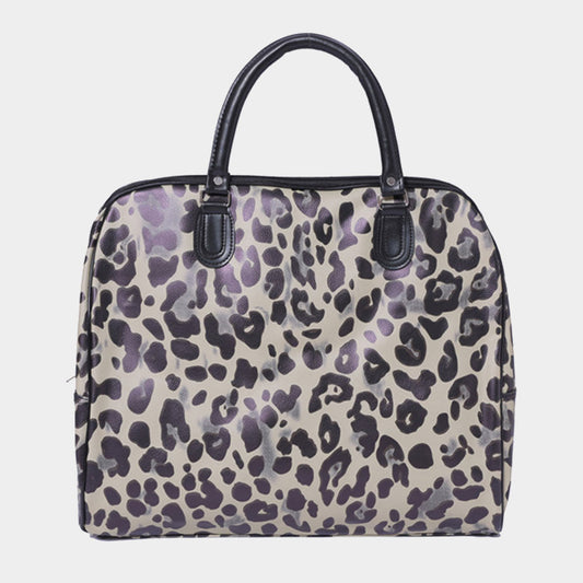 Madeline Love Leopard Leopard Printed Tote / Crossbody Travel Bag - Bags & Wallets