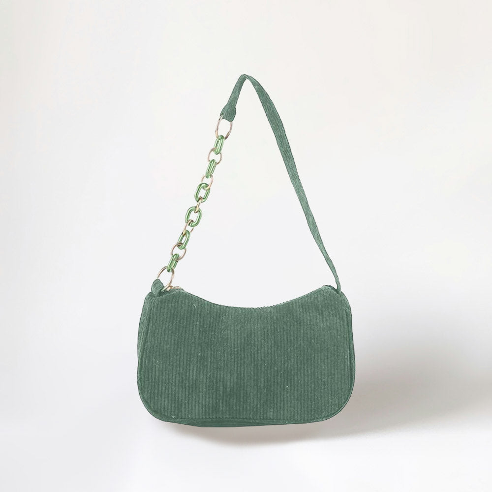 Madeline Love Mint Corduroy Shoulder Bag - Bags & Wallets