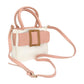 Madeline Love Ivory Faux Leather Belt Buckle Accented Mini Crossbody Bag - Bags & Wallets - extra