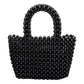 Madeline Love Black Mini Pearl Tote Bag - Bags & Wallets - extra