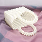 Madeline Love Pink&Green, White Pearl Tote Bag - Bags & Wallets - extra