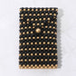 Madeline Love Black, Gold Pearl Beaded Phone Holder Crossbody Bag - Bags & Wallets