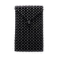 Madeline Love Black Pearl Beaded Phone Holder Crossbody Bag - Bags & Wallets - desc