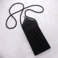 Madeline Love Black Pearl Beaded Phone Holder Crossbody Bag - Bags & Wallets - extra