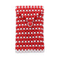 Madeline Love Red, White Pearl Beaded Phone Holder Crossbody Bag - Bags & Wallets - desc