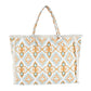 Madeline Love Beige, Mint Boho Pattern Fringe Bag - Bags & Wallets - desc