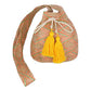 Madeline Love Coral Solid Bucket Bag With Aztec Strap - Bags & Wallets - desc