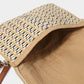 Madeline Love Beige Multi Color Straw Clutch Bag / Crossbody Bag - Bags & Wallets - extra