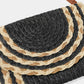 Madeline Love Black Mixed Color Detail Straw Clutch / Crossbody Bag - Bags & Wallets - extra