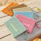 Madeline Love Pink SUMMER Embroidery Woven Straw Pouch Bag - Bags & Wallets - extra