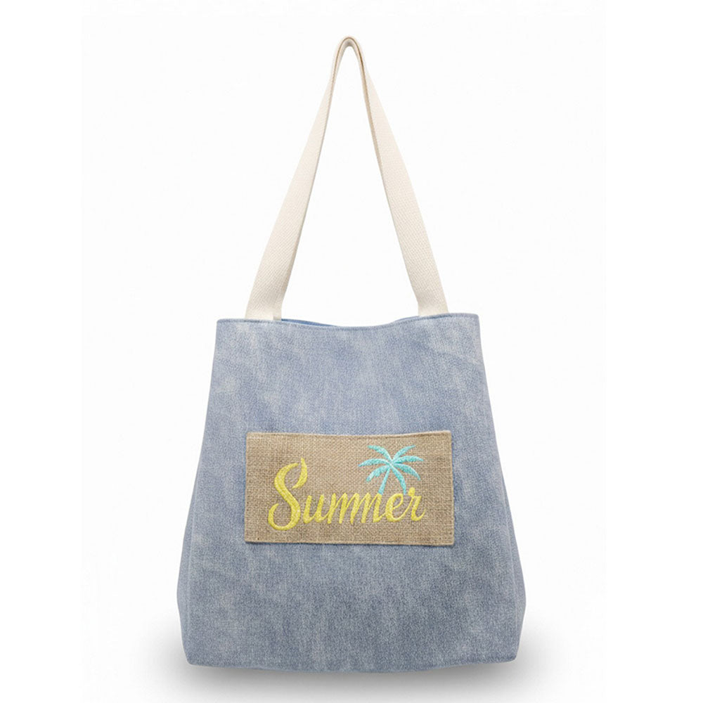 Madeline Love Navy 2 IN 1 Bucket Style Cante Tote Shoulder Bag - Bags & Wallets - extra