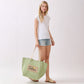 Madeline Love Olive Green 2 IN 1 Bucket Style Cante Tote Shoulder Bag - Bags & Wallets - extra