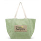 Madeline Love Olive Green 2 IN 1 Bucket Style Cante Tote Shoulder Bag - Bags & Wallets - extra