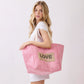 Madeline Love Pink 2 IN 1 Bucket Style Cante Tote Shoulder Bag - Bags & Wallets - desc