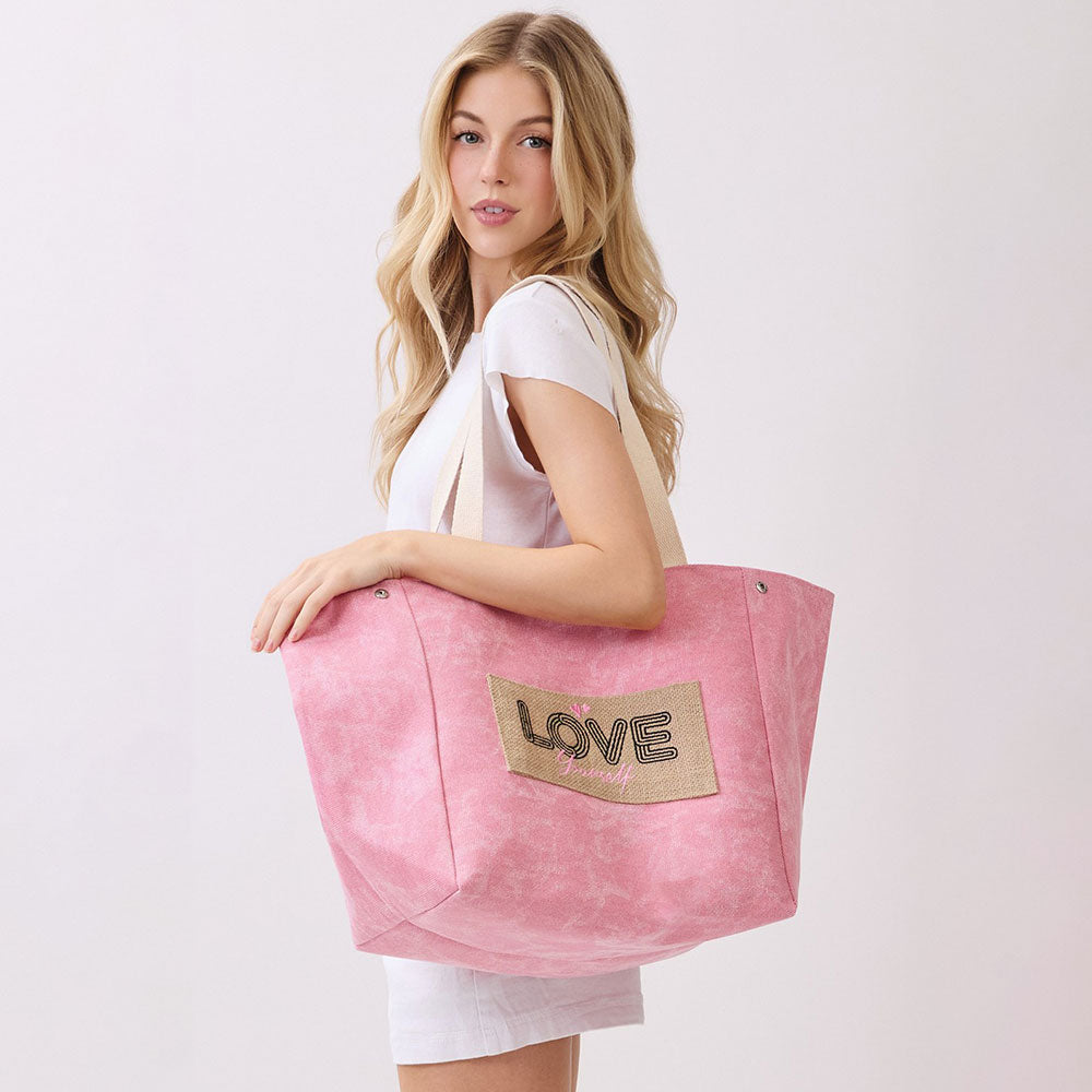 Madeline Love Pink 2 IN 1 Bucket Style Cante Tote Shoulder Bag - Bags & Wallets - desc