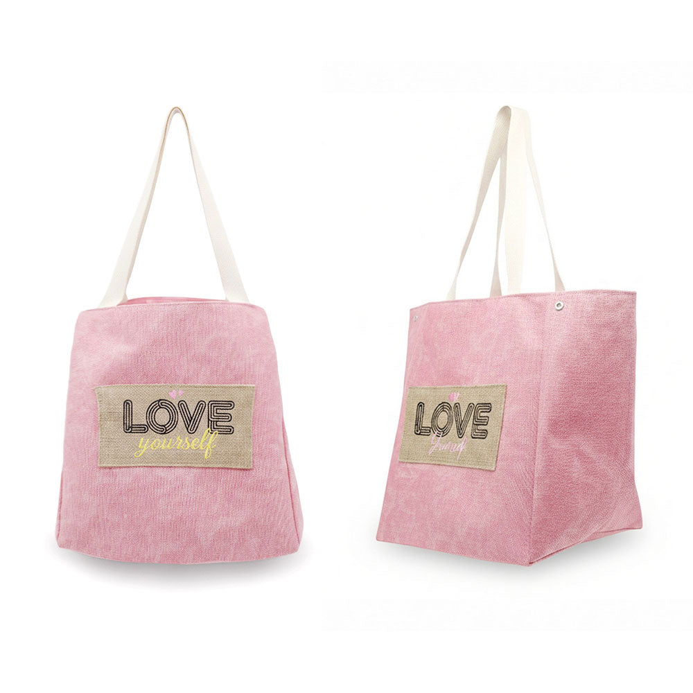 Madeline Love Pink 2 IN 1 Bucket Style Cante Tote Shoulder Bag - Bags & Wallets - extra