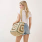 Madeline Love Beige Vintage Granny Square Crochet Summer Tote Bag - Bags & Wallets - extra